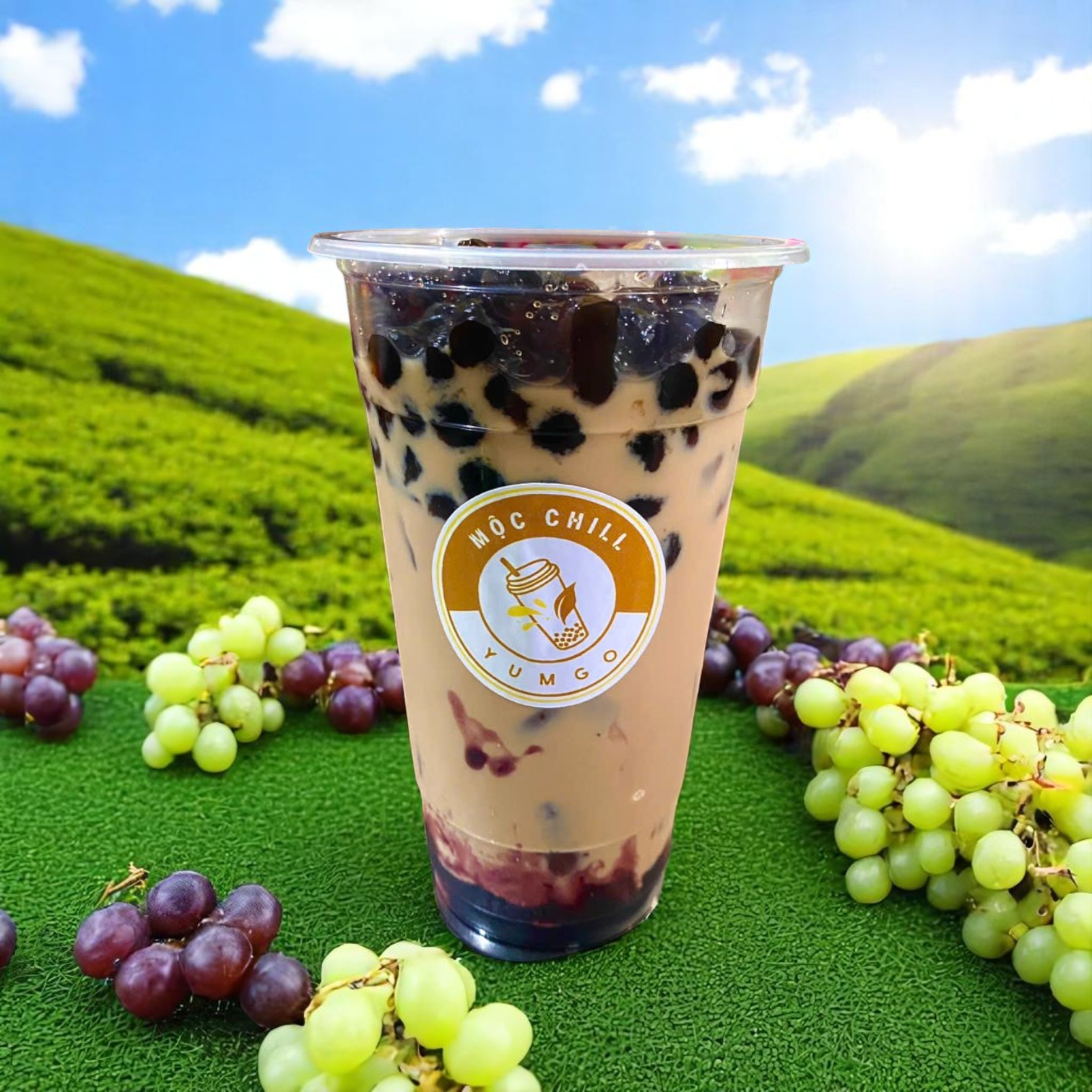 Trà sữa Nho trân châu