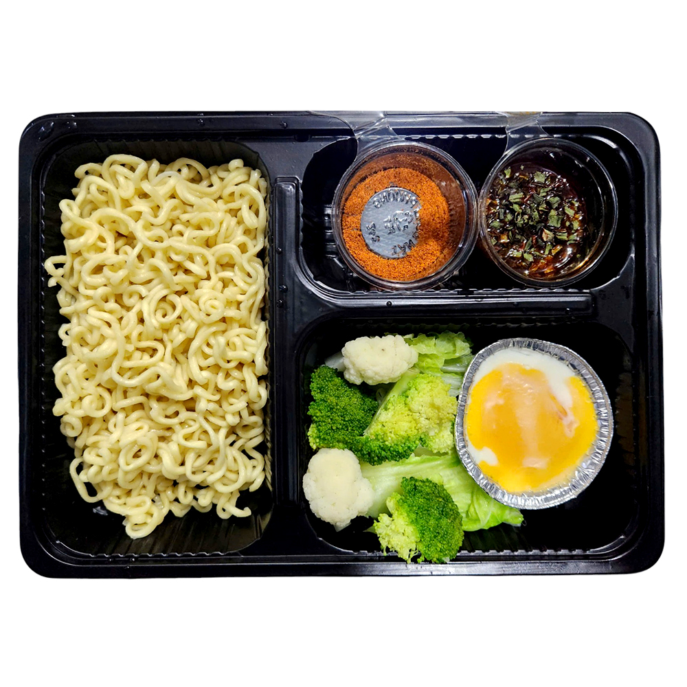 Mì trộn Siukay + Trứng + Rau