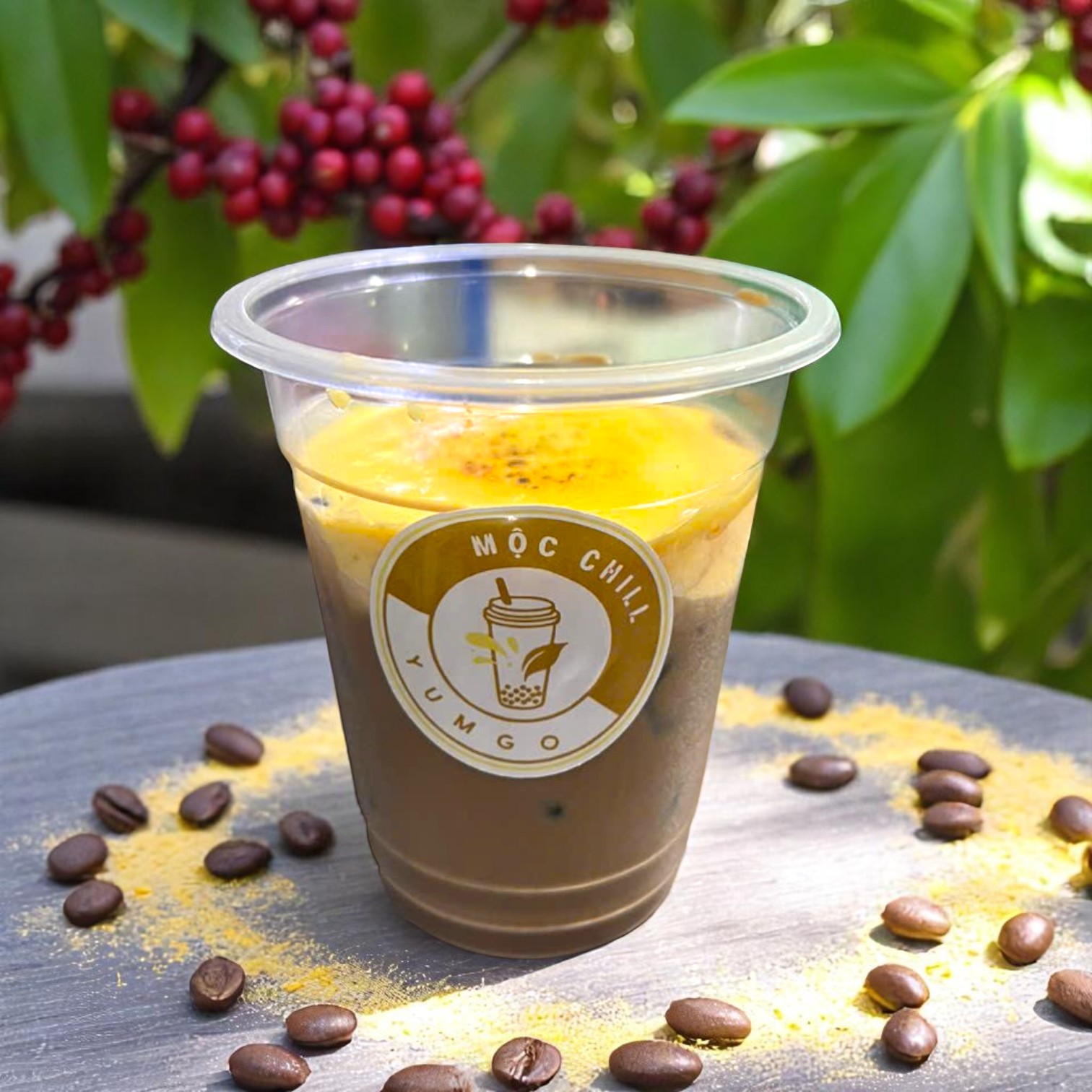 Cafe sữa kem trứng nướng