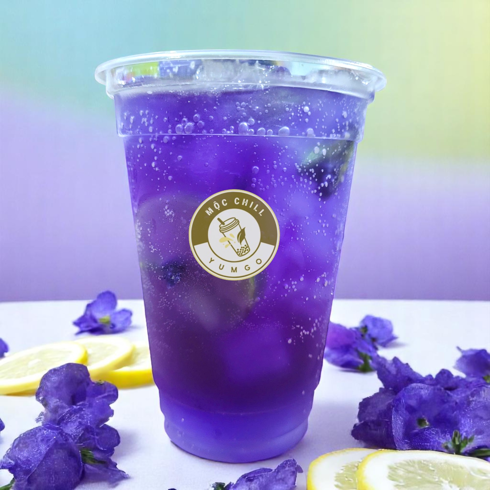 Soda hoa đậu biếc