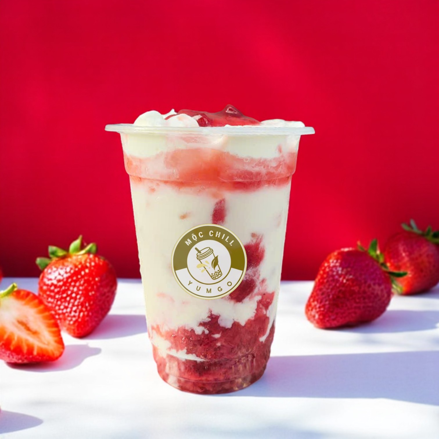 Latte Dâu Sữa