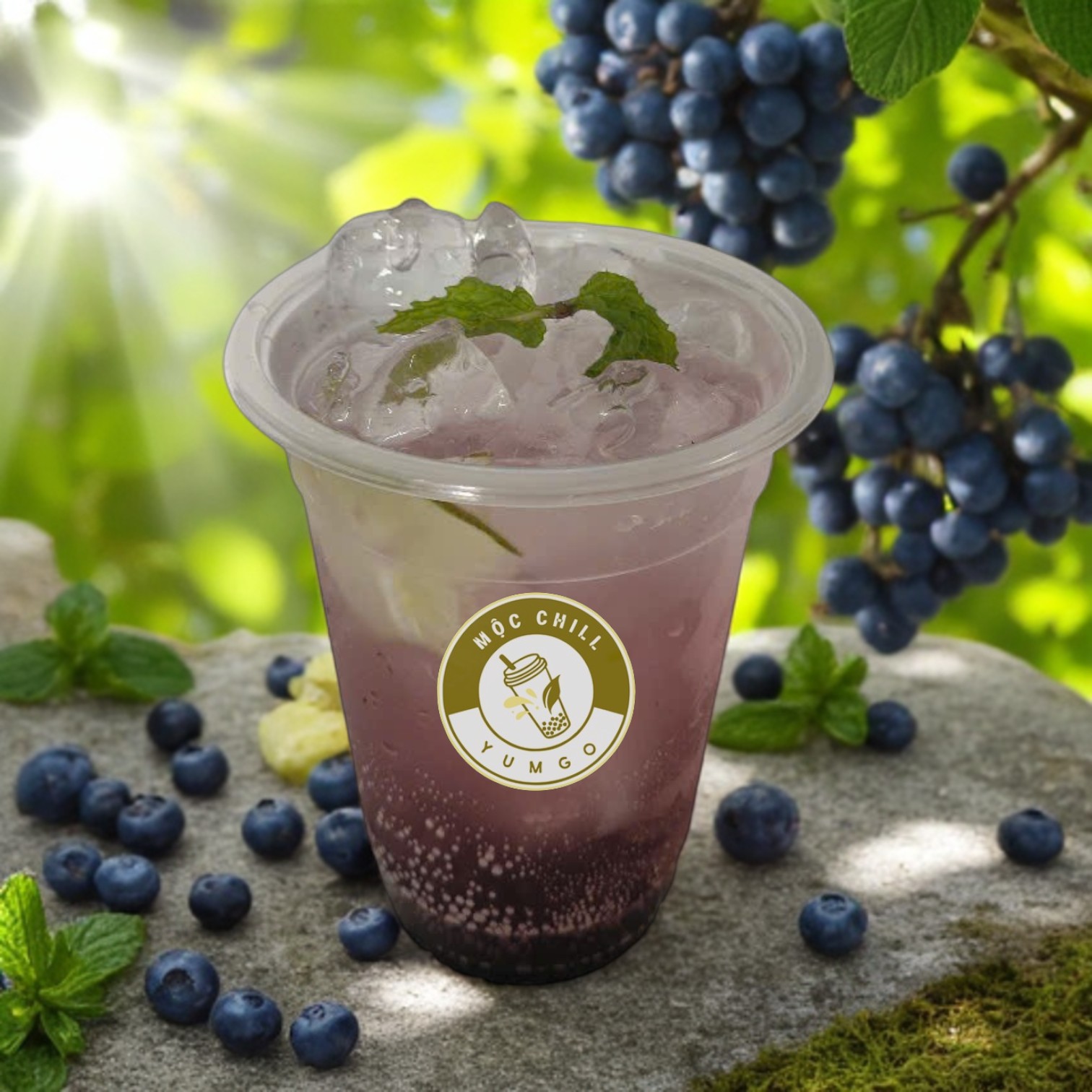 Soda Việt Quất Bạc Hà