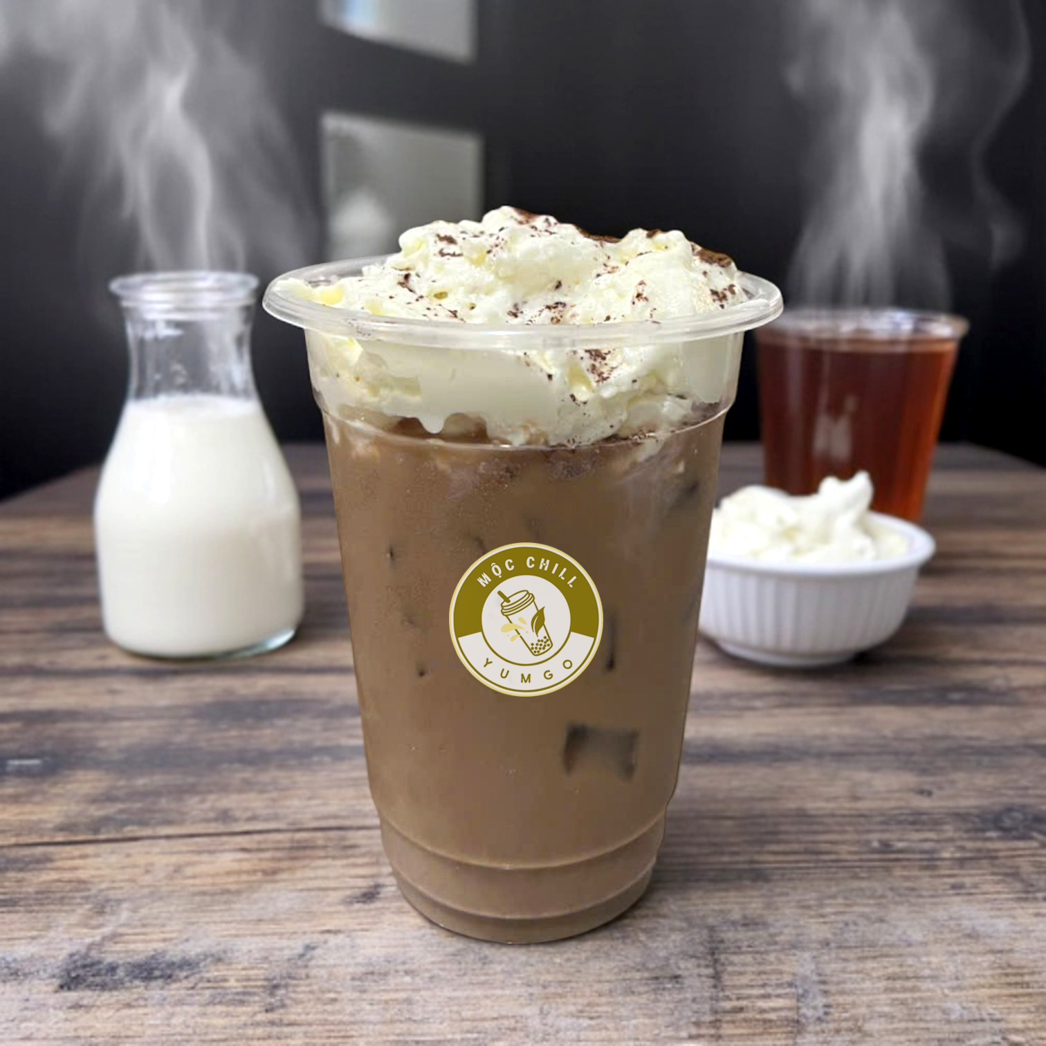 Café cốt trà kem