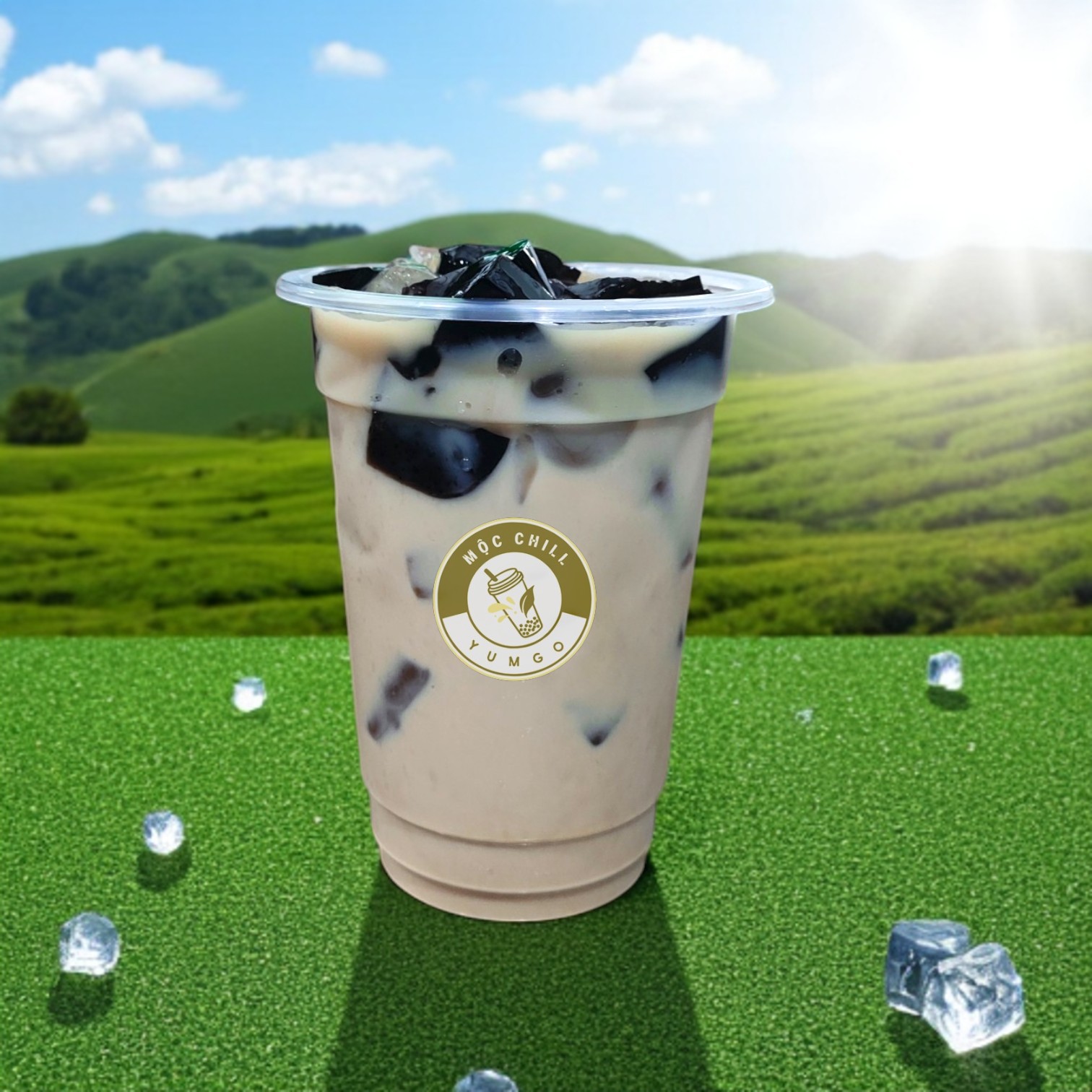 Trà sữa Đen sương sáo