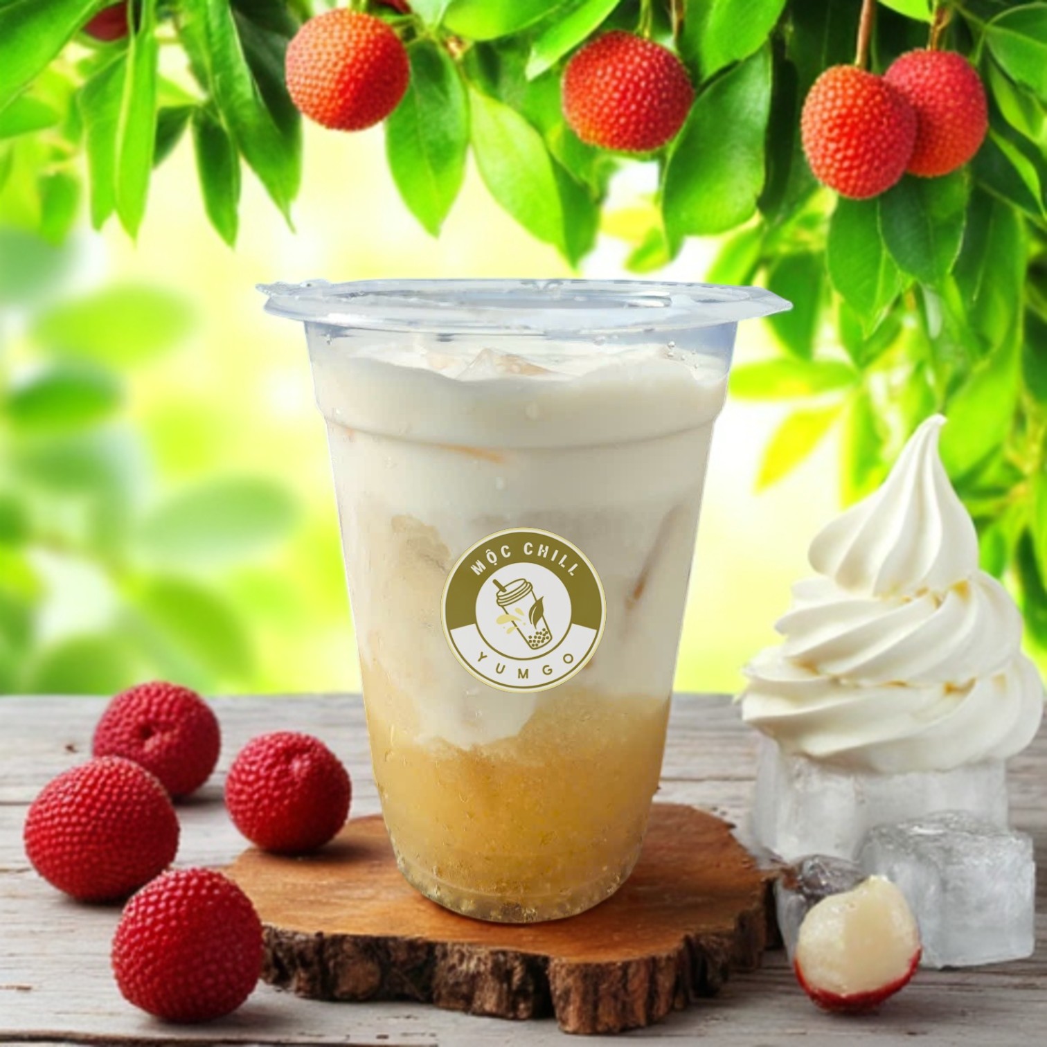 Trà Vải kem Cheese