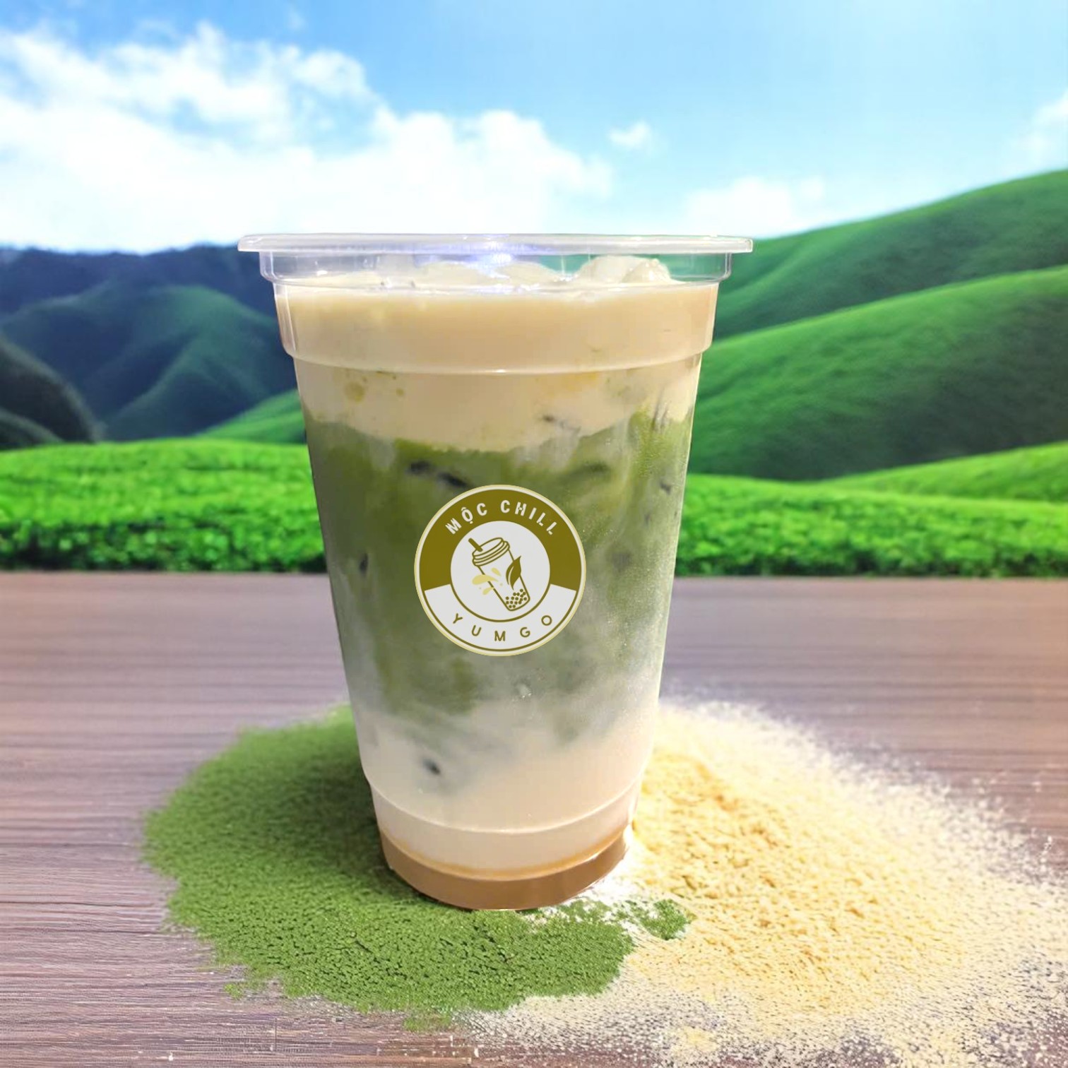 Matcha Latte kem muối