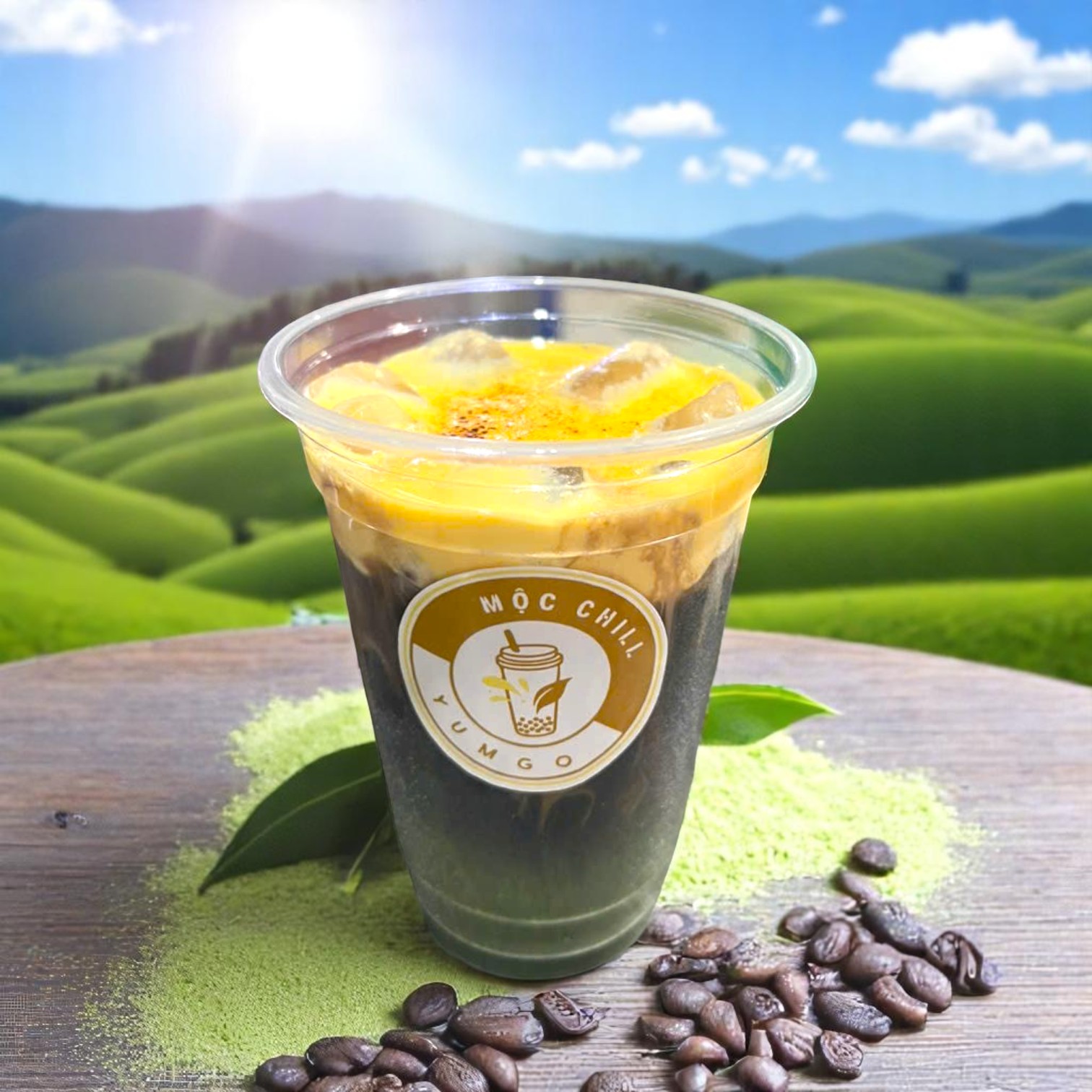 Matcha Cafe kem trứng nướng