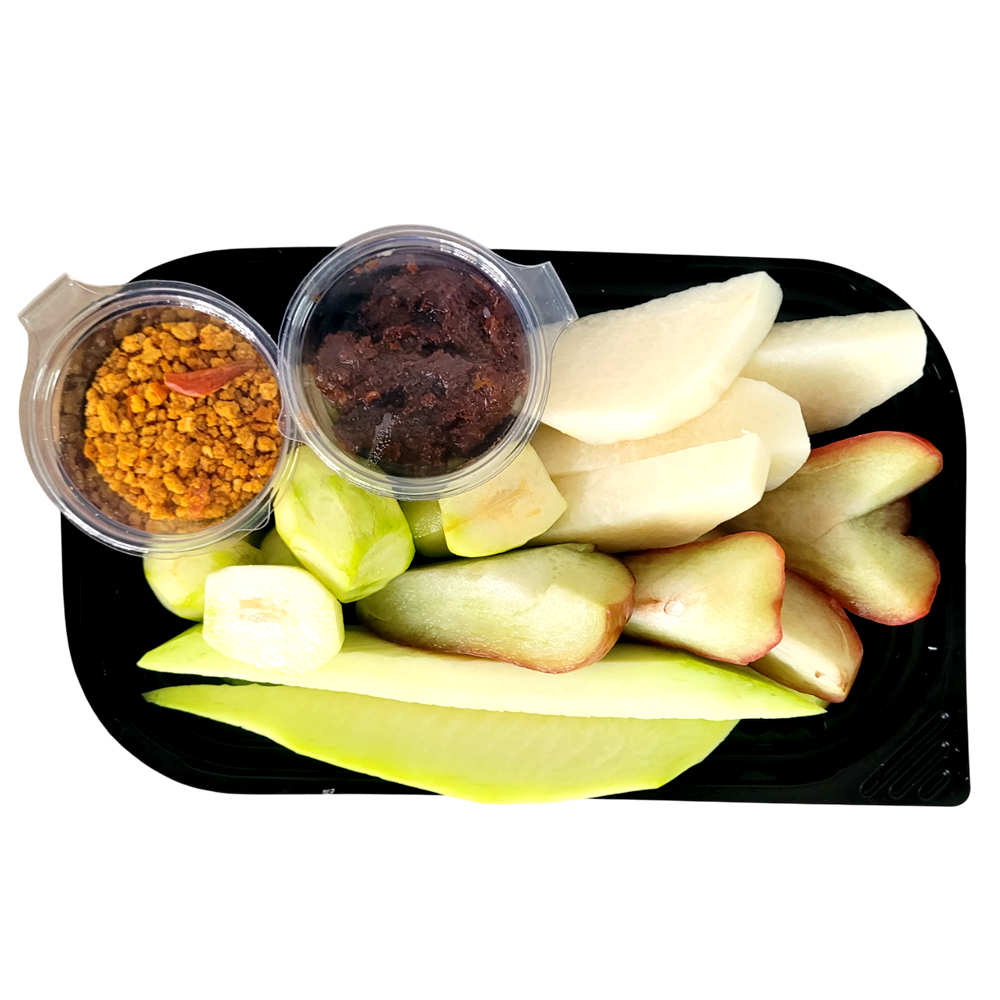 Trái cây mix 3-4 vị theo mùa (Mắm + Muối) hộp 450gr